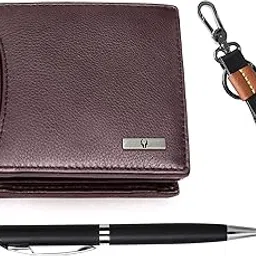 wildhorn Gift Hamper for Men I Leather Wallet, Keychain & Pen Combo Gift Set I Gift for Friend, Boyfriend,Husband,Father, Son etc-picture-40