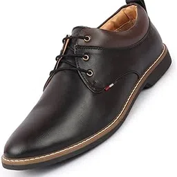 fausto Men's Formal Lace Up Oxford Shoes for Office|Meetings|Daily|Comfort|Fashion|Stylish|Parties|Outdoor|Occasions|TPR Welted Sole (6-13 UK)-picture-51