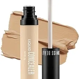 Swiss Beauty Liquid Light Weight Concealer With Full Coverage |Easily Blendable Concealer For Face Makeup With Matte Finish | Shade- Light - Moyen, 6g-picture-42