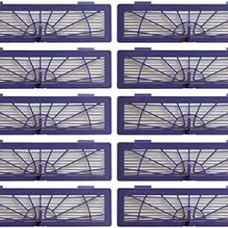 Hepa Filter Compatible with Neato Compatible with Botvac 70E 75 80 85 Series D5 D70 D75 D80 D85 Robotic Vacuum Replacement Parts (4pcs)(10pcs)-image-85