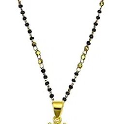 J Letter Alphabet Short Mangalsutra Designs With American Diamond Pendant Gold Plated Name Design-image-43