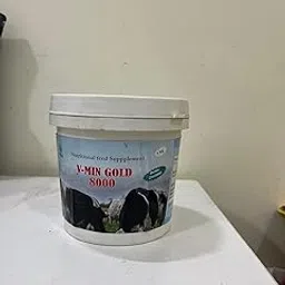 V-Min Gold 8000 | Nutritional Feed Supplement for Cattle | for Cow Methio Chelated | 1 Kg (5 kg)-picture-28