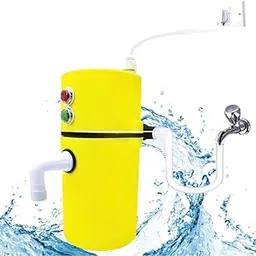 Drumstone 𝐖𝐢𝐭𝐡 𝟏𝟓 𝐘𝐄𝐀𝐑𝐒 𝐖𝐀𝐑𝐑𝐀𝐍𝐓𝐘 Portable Instant Water Geyser with Auto-Cut, Copper Heating | Energy-Saving, Shockproof, Compact Design for Home, Kitchen & Office Use - Multicolor-image-7