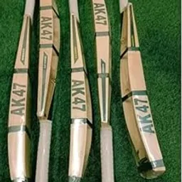 TR Sports AK47 Scoop Hard Tennis Double Blade Kashmir Willow Cricket BAT Short Hand Full Size Cricket Bat with Free Bat Cover for 15+ Yrs-image-3