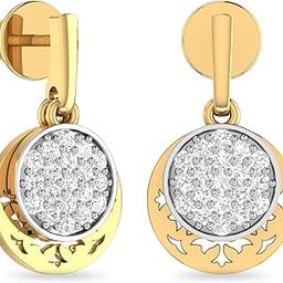 pc jeweller Yellow Gold and Solitaire Stud Earrings for Women-picture-39
