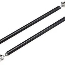 2PC Black Big Strut Rods for Cars 8''-11'' Automotive Replacement Bumper Lip Splitter Bars Fit Adjustable diffuser Universal Front Splitter Support Rods-image-82