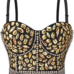 fulaida Women's Suspender Corset Top Breast Support & Body Shaping Outerwear Bustier-picture-40