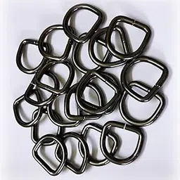 20 Pcs Metal D-rings for Your Bags, Luggage, Belt, Handle, Pet Collar etc. Size: 2.5cm x 2.5cm, Suitable for 3/4 Inch Strap, Heavy Duty. (20 Pieces D-rings/Dark Chocolate Color)-image-50