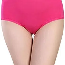Womens Menstrual Period Leakproof Briefs Smooth Panties Rose Red M-image-65