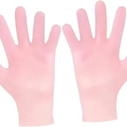 Moisturizing Gloves for Repairing Dry Cracked, Women's Hand Care Silicone Gloves, Moisturizing Exfoliating Silicone Hand Mask, Spa Gel Gloves, Silicone Moisturizing Gloves-image-5