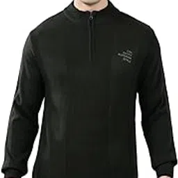 cantabil Self Design Mock Neck Full Sleeves Regular Fit Mens Casual Sweater | Casual Sweater for Men | Mens Sweater for Winter Wear (P_MSWT00109)-picture-45