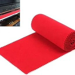 Best Deals for Christmas OriGlam Red Soft Piano Keyboard Dust Cover, 88 Keys Protective Dust Cover Key Cover for Electronic Keyboard, Digital Piano-picture-54