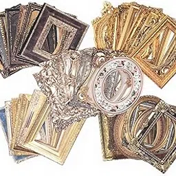 Tazweeq Scrapbook Decorative Paper, Vintage Frame, Retro Photo Border Paper,DIY Journal Album Scrapbooking Diary Embellishment(150 Pieces)-picture-26