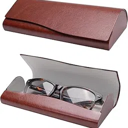 vivid Vision Unisex Adult Lightweight Eyewear Specs Case Cover | Protect Eye Glasses | Chashma Dibbi | Spectacle Box | Closure - Magnetic | Faux Leather-picture-33