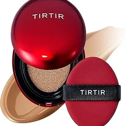 TIRTIR Mask Fit Red Cushion Foundation, Full coverage, Skin fit, Satin Glow Finish, Korean Cushion Foundation #34N PECAN, 18g-picture-28