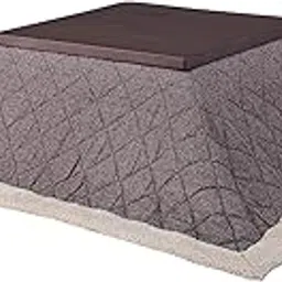 AZUMAYA KK-101BR Kotatsu Futon Comforter Square Shape W75 x D75 Inches, Polyester Fabric Material, Home and Living, Light Brown Color, This Order Comes only Futon Comforter-image-6