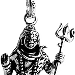 rudracraft 925 silver jewelry RUDRA CRAFT Sterling Silver (92.5% purity) God Shiva Pendant - Blessing Shankar Ji| God Pendant for Men & Women-picture-21
