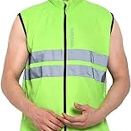 BLUEFICUS Reflective Cycling Jacket Windproof Bike Jacket Coat for Running Hiking Walking Night Jacket with reflective strips for safety-picture-15