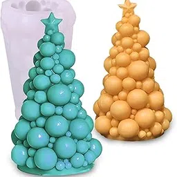 Christmas Tree Candle Mould, DIY Handmade Christmas Candle Moulds for Resin Art, Soap, Cake Decor, Festive Gifts-image-67