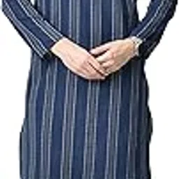 otira Men's Striped Full Sleeve Cotton Blend Kurta for Men (A2107KR-PNO25-STRIPES)-picture-12