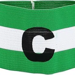 Generic C Print Elastic Soccer Traning Match Captain Armband Badge Green Black-picture-18