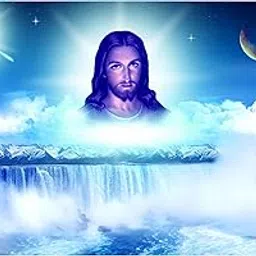 DivineDesigns™ Jesus Christ Sun Vinyl Sticker | Wall Sticker for Living Room/Bedroom/Office and All Decorative Stickers-picture-19