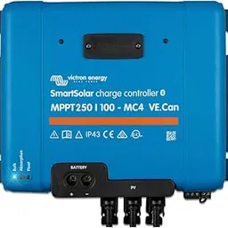 Victron Energy SmartSolar MPPT MC4 Compatible VE.Can Solar Charge Controller (Bluetooth) - 250V, 100 amp, 12/24/36/48-Volt-image-2