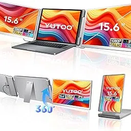 YUTOO 15" Triple Laptop Screen Extender,Dual Portable Monitor for Laptop-picture-41