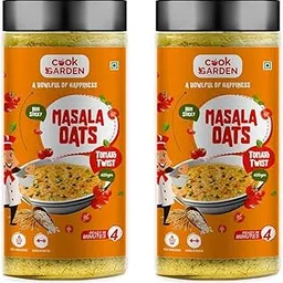 Cook Garden Masala Oats 800 GMS - Tomato Twist | Healthy Snack | Non Sticky | No Added Sugar | High Protein and Fibre for Weight Loss | Pack of 2-400G Each-picture-54