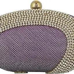 Handicraft Hand Embroidered Box | Rhinestone Design Clutch Bag Purse for Bridal, Casual, Wedding Bag for Women & Girls-image-55
