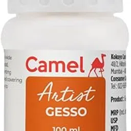 Artist Gesso Primer 100ml | White Base Coat for Canvas, Wood, MDF, Paper & Acrylic Surfaces | Ideal for Artists, Hobby Painters & Students-picture-22