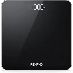 RENPHO Digital Bathroom Scale, Highly Accurate Core 1S Body Weight Scale with Lighted LED Display, Round Corner Design(11"/280mm, Black)-picture-21