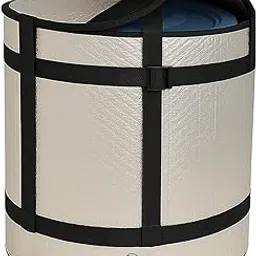 3-Layer Water Tank Cover 1000 Litre | Quilkit Durable Fabric with Nylon Belt | Protects Underground & Above Ground Tanks from Heat and Cold-picture-49
