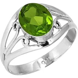 jeweloporium 925 Sterling Silver Handmade Ring for Women 8x10 Oval Gemstone Statement Jewelry for Gift (99052_R)-picture-38