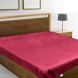 PVC Plastic Waterproof Bed Sheet, Plastic Sheet, PVC Mattress Protector Cover Polyvinyl Chloride for Kids Babies and Adult - Double Bed Size 6.5 x 6 Feet (Color Maroon)-picture-16