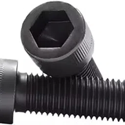 LT TVS - Allen Bolt M8 Socket Head Cap Screws || Machine Tread|| Allen Socket Drive || Alloy Steel Finish Black Oxide (Pack of - 40 Pcs, 15mm) image 1