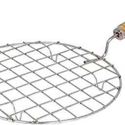 Papad Roasting Jali Round | Stainless Steel Wire Mesh for Papad, Roti, Chapati, Baati & BBQ | Heavy-Duty Flame-Roaster Net for Gas Stove | Multi-Purpose Kitchen Tool | Multicolor-image-89