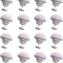 ARQIVO Duvet Clips Mushroom Cover Pins Cotton Quilt Fixer Duvet Fasteners Grippers Anti-Movement Bed Quilt Clamps Sheet Quilt Holder Clips for Socks Curtains Quilt Cove (Grey, Pack of 16) image 1