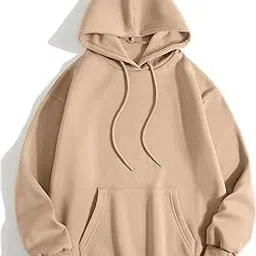 notwild Women's Winter wear Front Pockets Solid Drawstring Hoodies Long Sleeve Hooded Sweatshirt Pullover Tops-picture-42