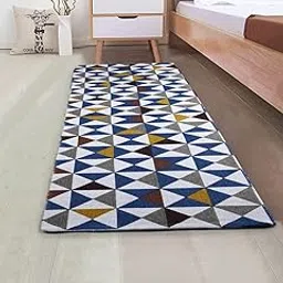 SARAL HOME EASY LIVING Cotton Printed Runner (Turquoise, 50X180 Cm)-picture-15