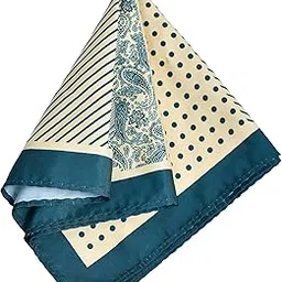 Four Design Printed Pocket Square for Men Designer Pocket Square | Ideal for Birthdays, Party, Wedding, etc. | For Men and Boys-image-71