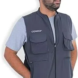 clawear Corbett Men's Utility Vest | Multi-Pocket Travel Jackets & Photographer Vests | Outdoor Camping, Wildlife & Adventure Gear Jacket for Men-picture-24