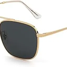 jim halo Retro Square Aviator Sunglasses Premium Glass Lens Flat Metal Eyewear Men Women-picture-46