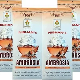 Nishan Premium Incense Sticks – Fancy Collection | Long-Lasting & Soothing Fragrance for Home & Puja | Pack of 4 (120g Each) Agarbatti for Meditation & Relaxation (Pack of 4, Ambrosia)-picture-17