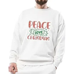 seek buy love Peace Love Christmas Unisex Sweatshirt Holiday Season Cozy Winter Pullover Christmas Gift-picture-21