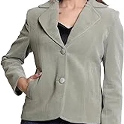 Cut Women's Stylish Tailored Blazer Jacket | Formal Office Wear | Casual Outing Coat | Elegant Slim Fit Outerwear for All Seasons-picture-51