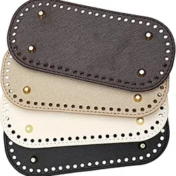 4pcs Bag Base for Bag Making Crochet, Crochet Bag Making Accessories, 22 * 10cm, Leather Base for Crochet Bag, Crochet Bag Base for DIY Bag or Gift-image-12