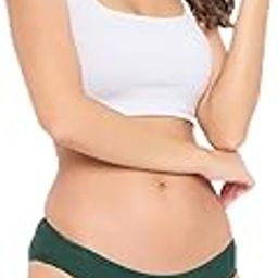 clovia Women's Cotton Pack of 3 Spandex Low Waist Outer Elastic Bikini Panty - Multicolor-picture-15