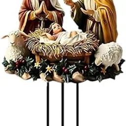 Jesus Birth Yard Signs Decor Garden Yard Stake for Yard Landscape Lawn Decoration-picture-30