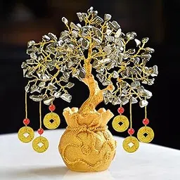 ZAICUS Pyrite Crystal Money Tree with Feng Shui Coins – Wealth Attraction Showpiece for Home & Office Décor - Ideal Gift-picture-32